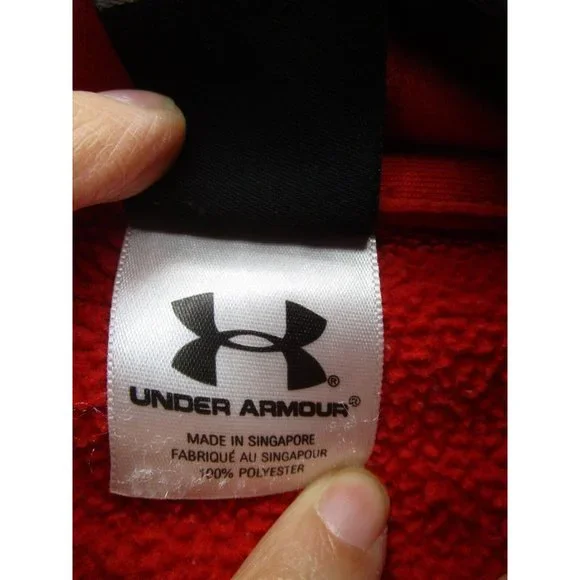 Under Armour Sweatshirt Small Pullover Hoodie Drawstring Running Gym* - Picture 10 of 11